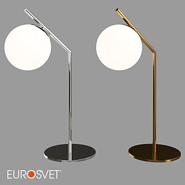 Frost Glass Table Lamp: Eurosvet 01082/1 3D model image 1 