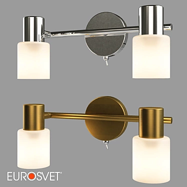 Corso Wall Lamp Eurosvet with Rotating Shades 3D model image 1 