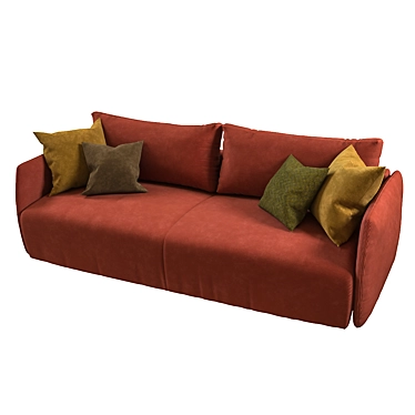 Salla Sofa Bed: Stylish and Space-Saving Design 3D model image 1 