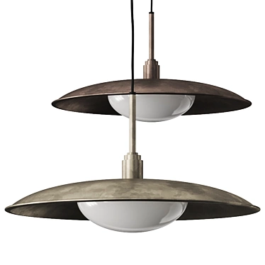 Elegant Boston Pendant Lamp 3D model image 1 