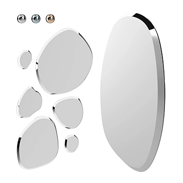 Hawaii Set of Mirrors with 3 Models 3D model image 1 