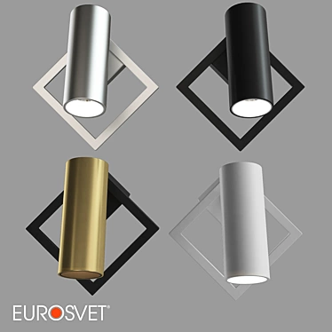 Turro LED Wall Light Eurosvet 20091/1 - Sleek and Minimalistic 3D model image 1 