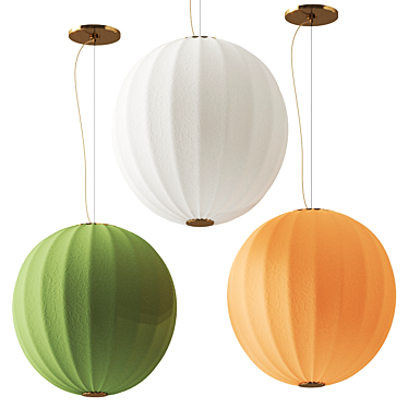 Radiant Glow Pendant Light 3D model image 1 