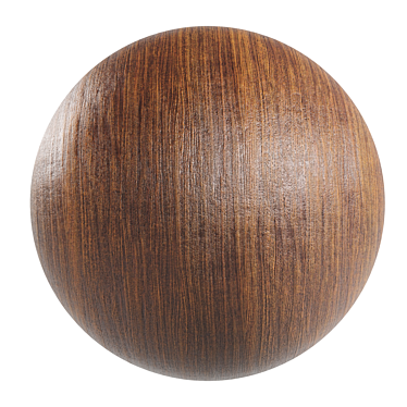 Wooden Walnut Cream: High-Quality PBR Texture 3D model image 1 