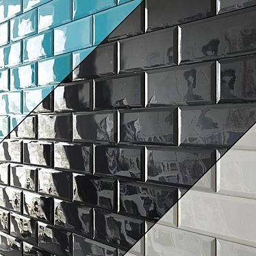 Sleek Metro Tiles: 100mm x 200mm 3D model image 1 