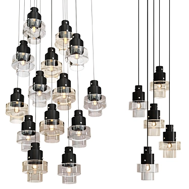 Industrial GASK Pendant Lamps 3D model image 1 