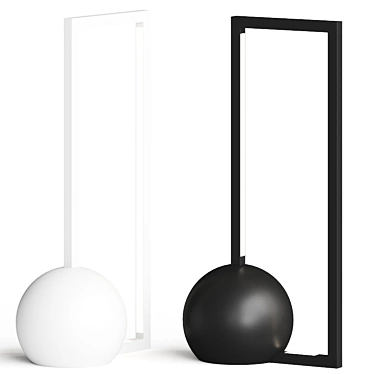 Minimalist Dot Table Lamp 3D model image 1 