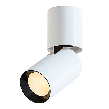 Foldable LED Spot Light 3D model image 1 
