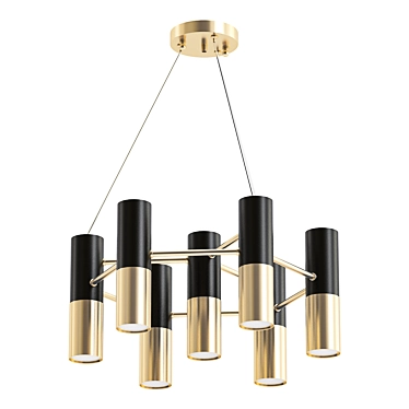 Elegant Ultra Pendant Chandelier 3D model image 1 