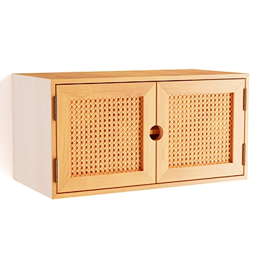 Gillian Wall Cabinet: Versatile Storage Solution 3D model image 1 