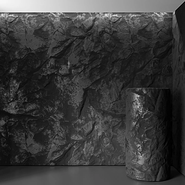 Seamless Graphite Texture 3D model image 1 