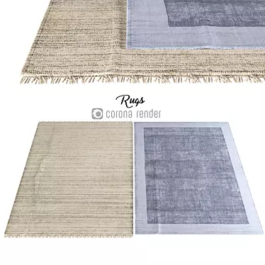 Soft and Stylish Carpets 3D model image 1 