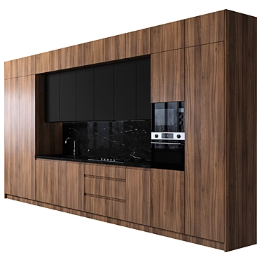 Modern Kitchen: Versatile and High-Quality 3D model image 1 