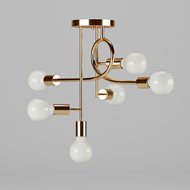 Lumion Karma Ceiling Chandelier 3D model image 1 