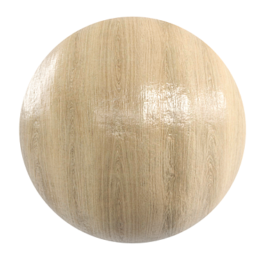 Smooth Oak Wood Planks 3D model image 1 