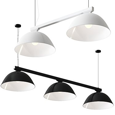 Title: Wastberg Pendant Light - W103 Sempe S2/S3 3D model image 1 