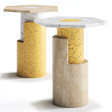 Braque Side Table: Sleek Design and Versatile Functionality 3D model image 1 