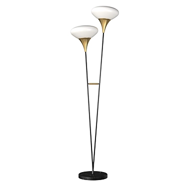 Elegant Duco Floor Lamp 3D model image 1 