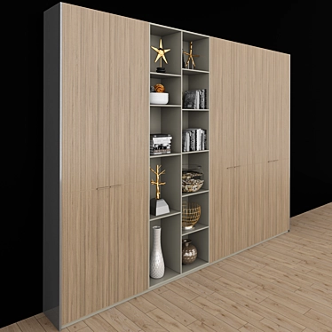 Lema Mega Wardrobes 3D model image 1 