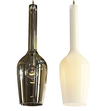 Lacrima Pendant: Modern Elegance for Any Space. 3D model image 1 