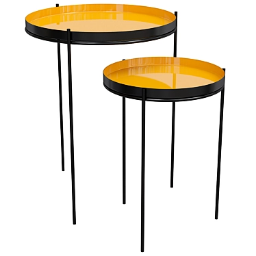 Elegant Picabea Coffee Tables 3D model image 1 