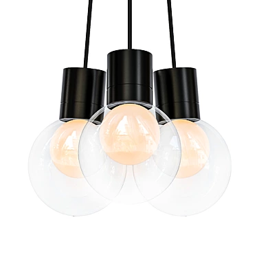 Mina Multi: Stylish Pendant Lighting 3D model image 1 