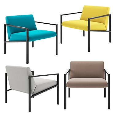 Innsbruck Armchair: Elegant and Stylish 3D model image 1 