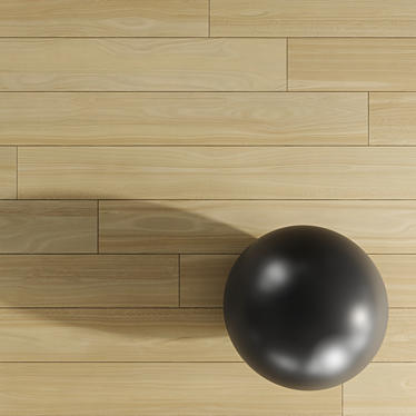 Premium Oak Parquet 25x200cm+PBR 8K PNG 3D model image 1 