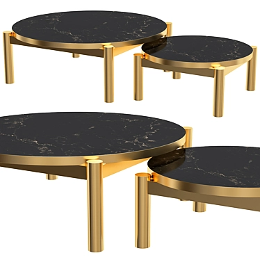 Elegant Eichholtz Coffee Table 3D model image 1 