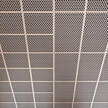 Perforated Metal Panels for Ceiling and Wall Decoration 3D model image 1 