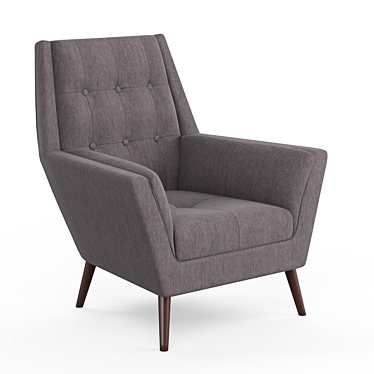 Kensington Lounge Chair: Comfort and Style 3D model image 1 