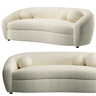Modern RH SYLVAIN Sofa 3D model image 1 