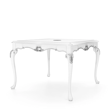 Nicole Light: Handcrafted Dining Table 3D model image 1 