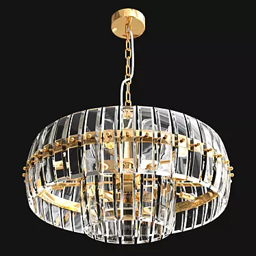 Elegant Millenium Pendant Lamp 3D model image 1 