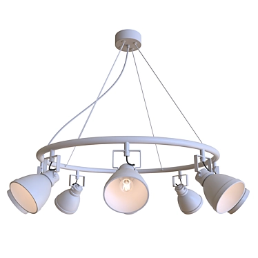 Elegant Roslyn FR4003PL Pendant 3D model image 1 