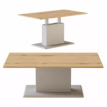 GWINNER CTV125F Coffee Table: Stylish and Adjustable 3D model image 1 