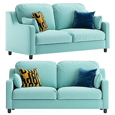Modern Comfort: Ikea Vinliden Sofa 3D model image 1 