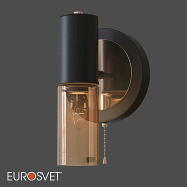 Eurosvet Tesoro Loft Wall Lamp 3D model image 1 