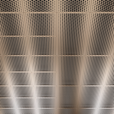 Perforated Metal Panels for Ceiling and Wall Decoration 3D model image 1 