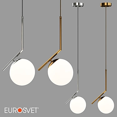 Eurosvet Frost Pendant Lamp - Sleek and Stylish 3D model image 1 