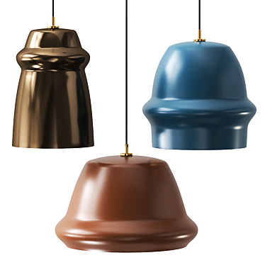Zupello Pendant Lamp: Modern Elegance 3D model image 1 