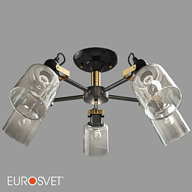Astor Eurosvet Ceiling Chandelier 3D model image 1 