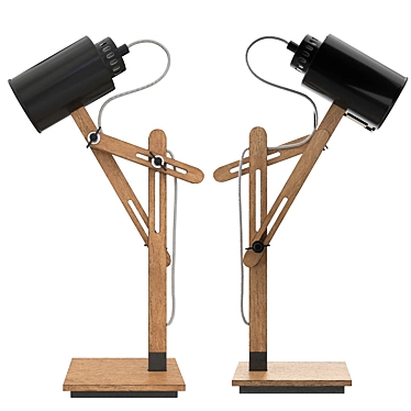 Elegant Illumination: Stylish Table Lamp 3D model image 1 