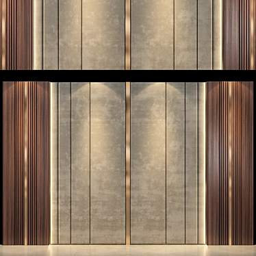 160 Wall Panel Set: Modernize Your Space 3D model image 1 