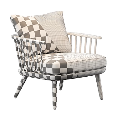 Modern Style: West Elm Juniper Chair 3D model image 1 