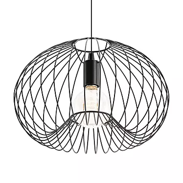 Sleek Vitaluce Pendant Light 3D model image 1 