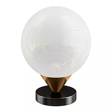 Minimalist Table Lamp: Elegant Lighting Solution 3D model image 1 