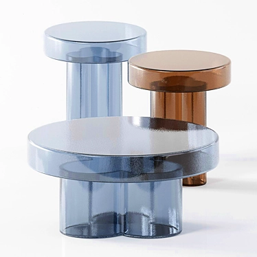 Elegant Soda Miniforms Coffee Table 3D model image 1 
