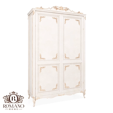 Customizable Olivia Wardrobe by Romano Home 3D model image 1 