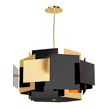 Romatti FO TAN Chandelier: Elegant Lighting Masterpiece 3D model image 1 